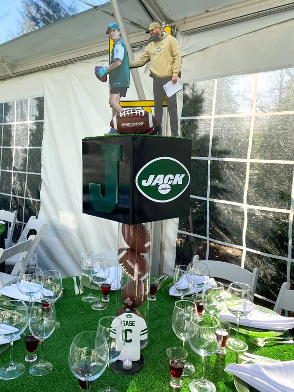Nets Themed Centerpiece