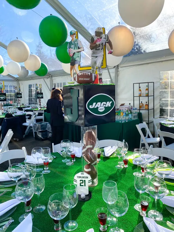 Football Themed Centerpiece