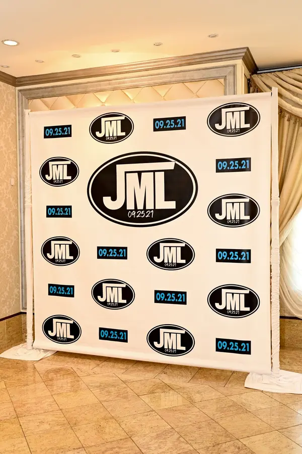 Custom Vinyl Step and Repeat Backdrop