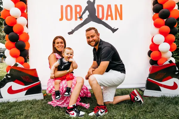 Jordan Costum Step and Repeat