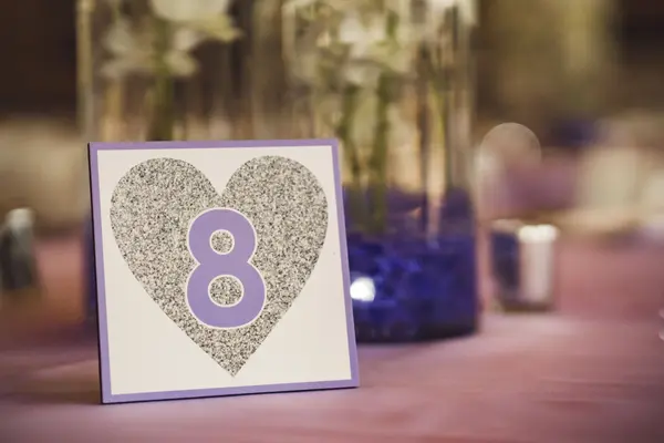 Custom Heart Table Sign