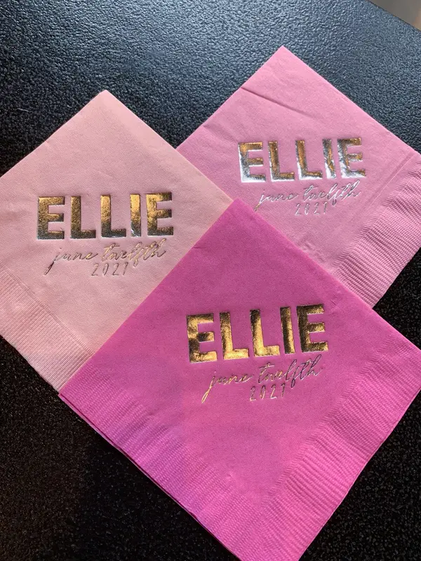 Custom Cocktail Napkins