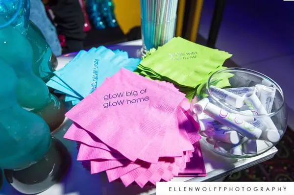 Neon Cocktail Napkins