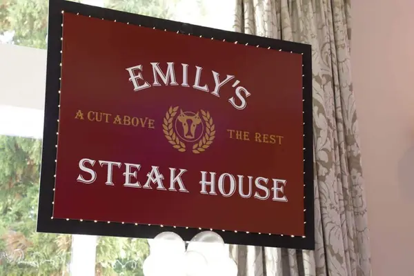Custom Buffet Sign