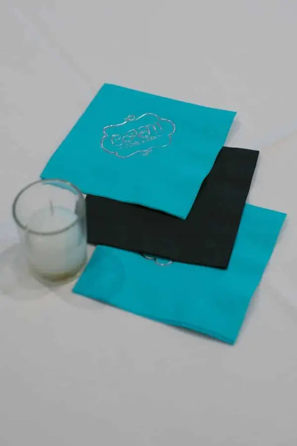 Cocktail Napkins with Custom Logo