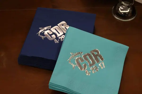 Shark Themed Cocktail Napkins