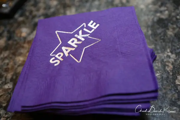 Purple Cocktail Napkins