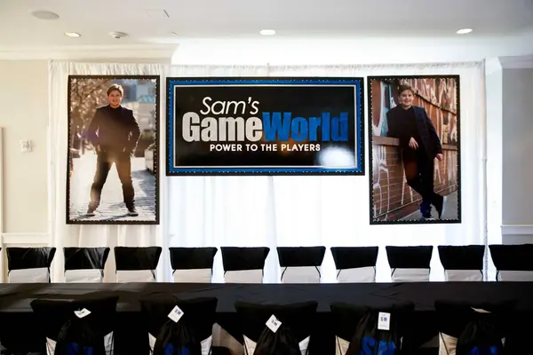 Video Game Themed Backdrop