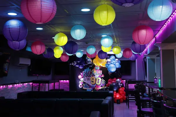 LED Lanterns on Ceiling