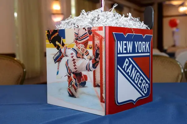 Rangers Photo Cube Centerpiece