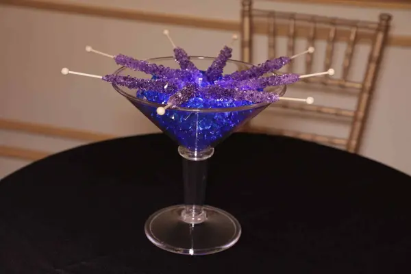 Rock Candy Cocktail Centerpiece