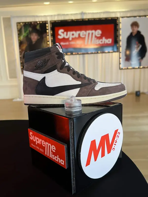 Sneaker Cube Centerpiece