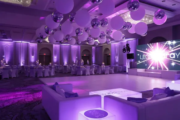 Lavender Uplighting