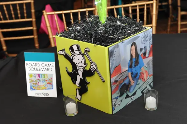Monopoly Photo Cube Centerpiece