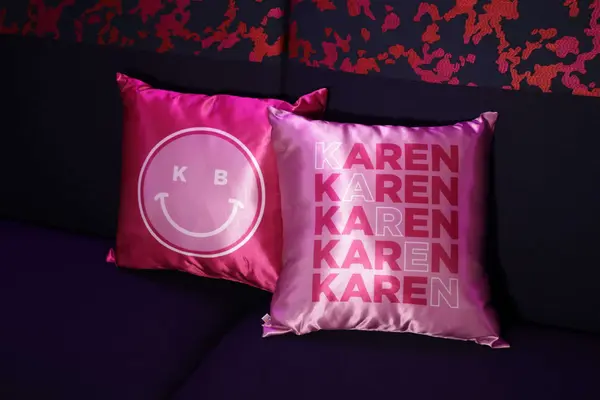 Smiley Face Logo Pillow