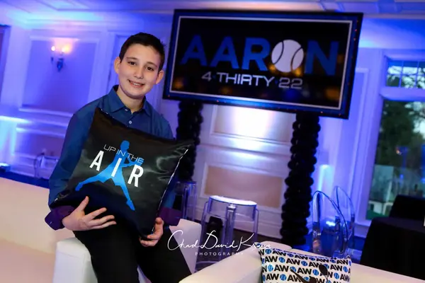 Tennis Themed Logo Pillow