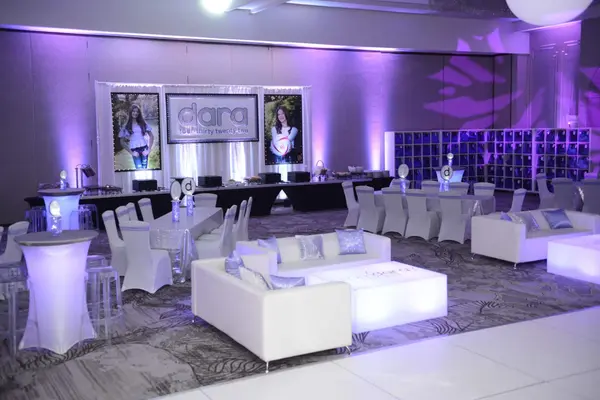 Lavender Lounge Setup