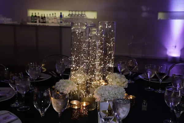 Fairy Lights Floral Centerpiece