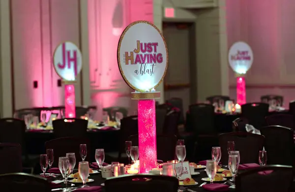 LED Logo Centerpiece