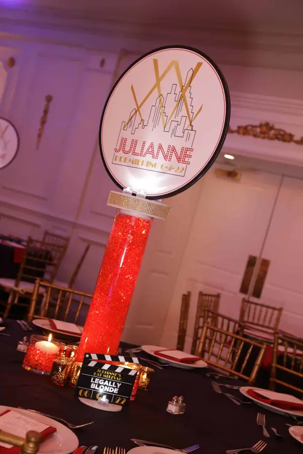 NYC Themed Logo Centerpiece