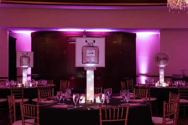 Fashion Themed Logo Centerpieces