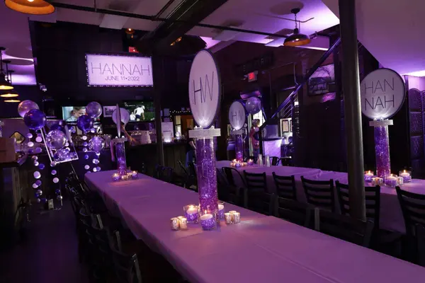 Purple and Lavender Bat Mitzvah