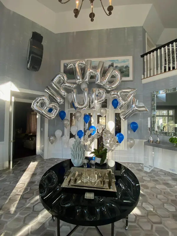Birthday Mylar Balloon Arch
