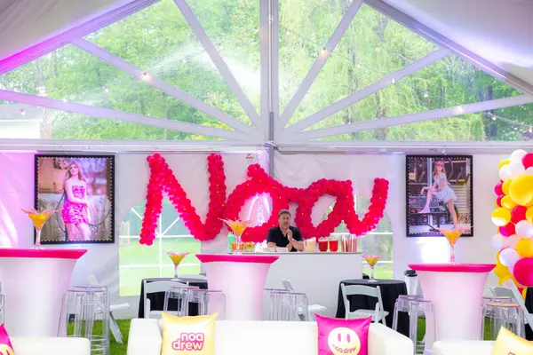 Bat Mitzvah Name in Balloons