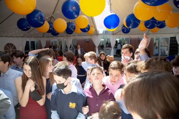 Ceiling Balloons on Tent Ceiling