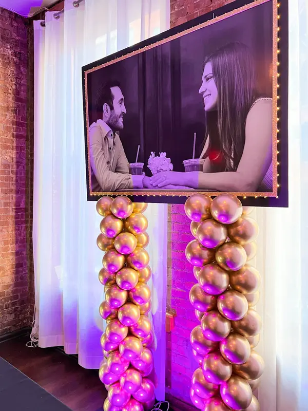 Blowup Photo Sign