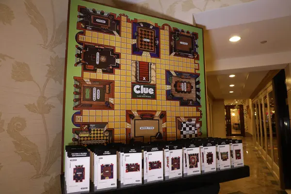 Clue Themed Seating Card Display