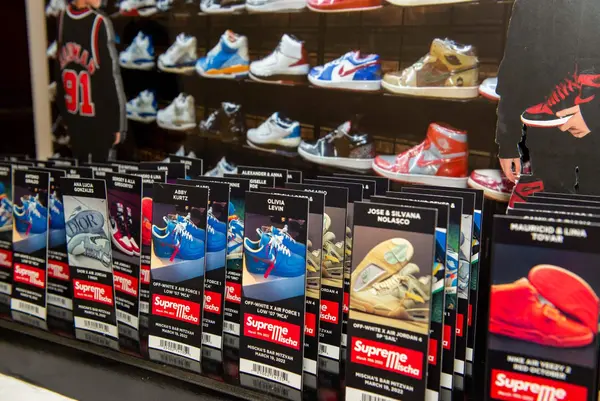 Custom Sneaker Ticket Place Cards