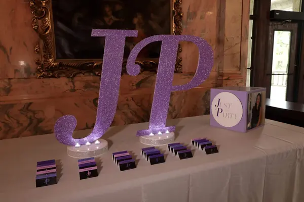 Glittered Initial Display