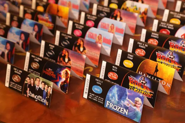 Movie Themed Place Cards