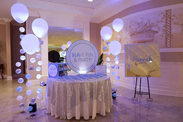 Bat Mitzvah Entrance Decor