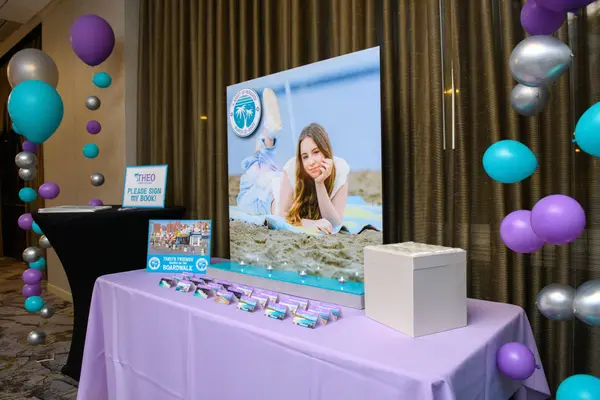 Beach Themed Photo Display