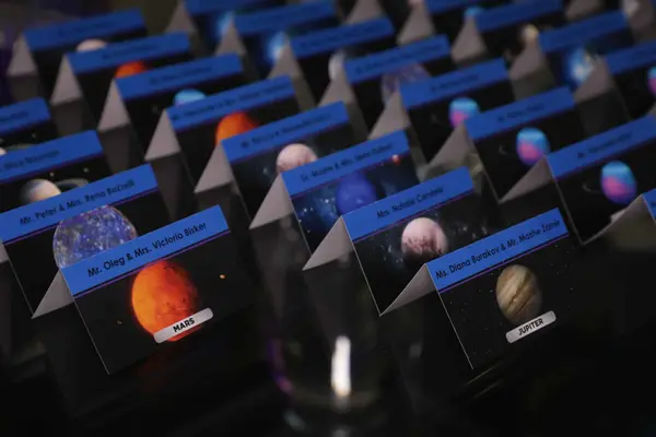 Galaxy Themed Place Cards