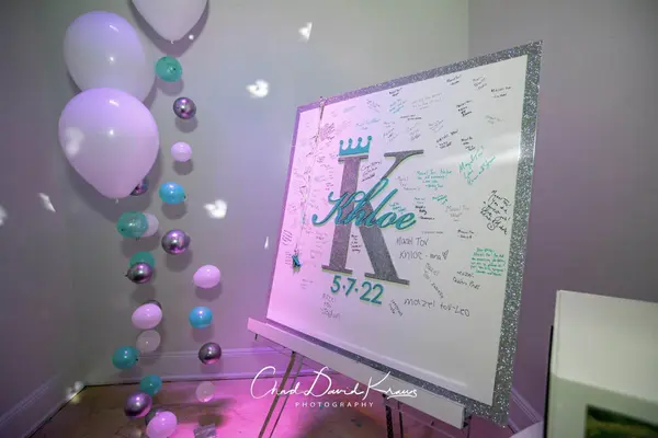 Bat Mitzvah Logo Sign in Board