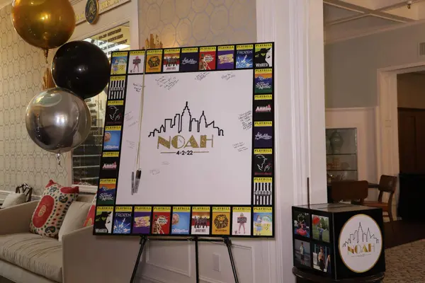 Broadway Bar Mitzvah Sign in Board