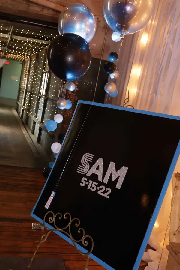 Bar Mitzvah Name Sign in Board