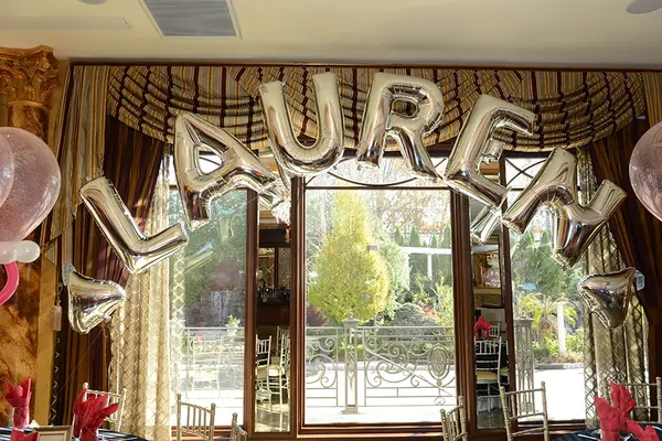 Mylar Name in Balloons