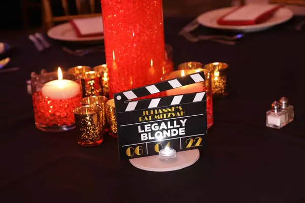 Clapboard Table Sign