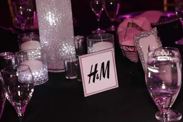 Shopping Theme Table Sign