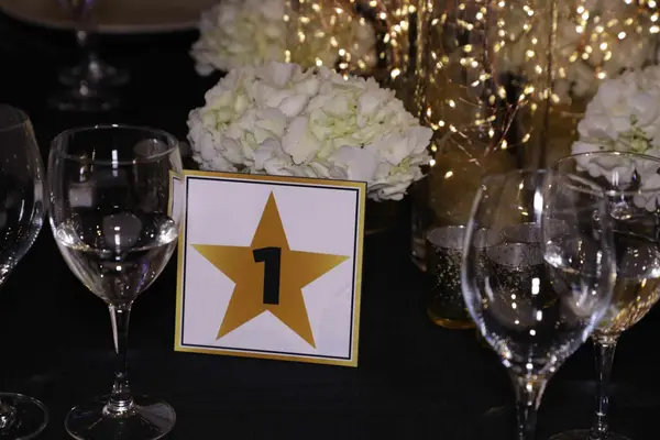 Star Number Table Sign