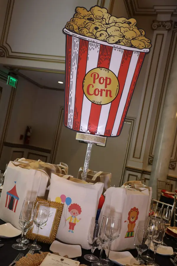 Popcorn box Centerpiece