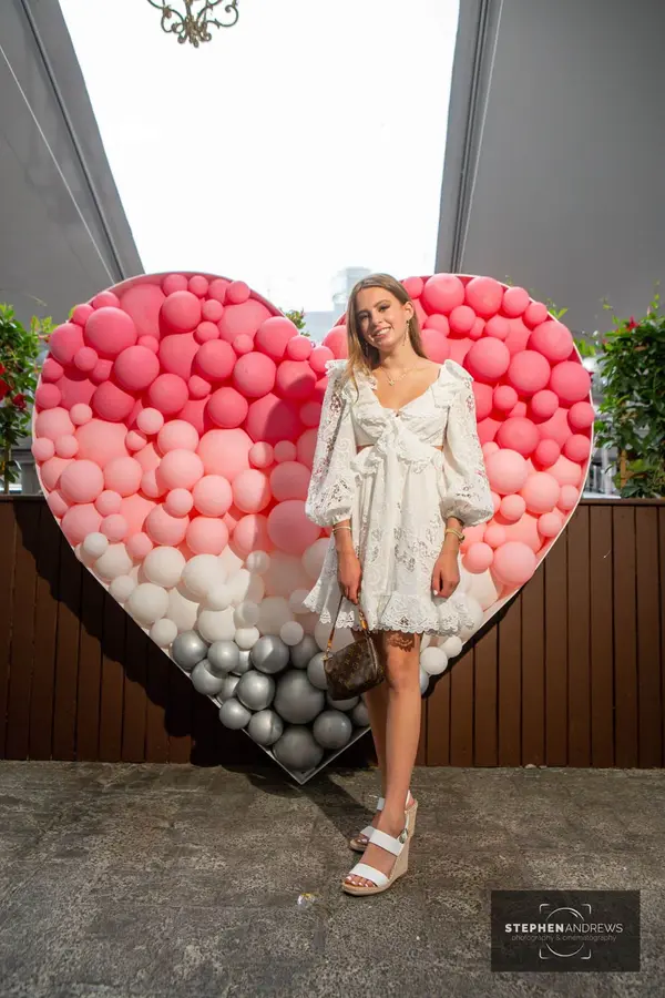 Heart Mosaic Balloon Sculpture