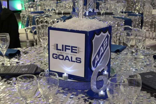 Hockey Themed Centerpiece