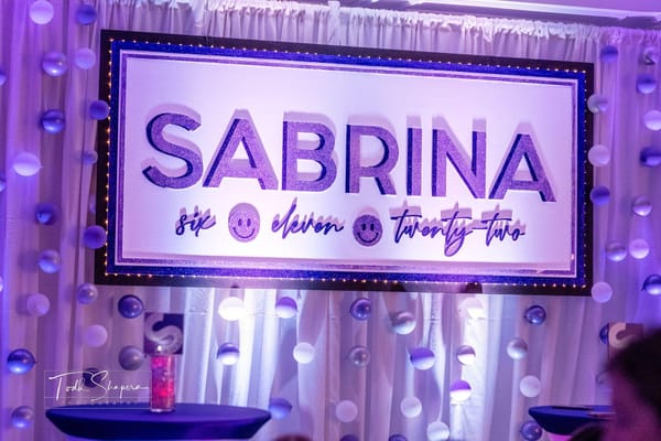 Bat Mitzvah Backdrop