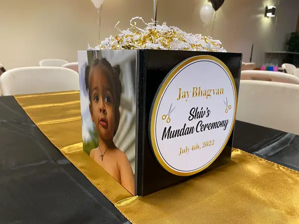Mundan Ceremony Photo Cube