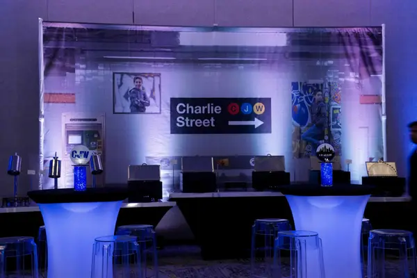 Subway Themed Bar Mitzvah Mural
